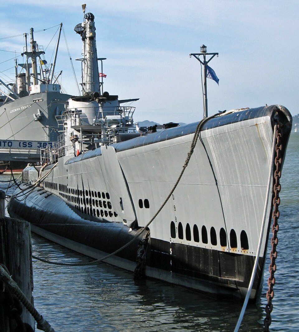 A photograph of USS Pampanito