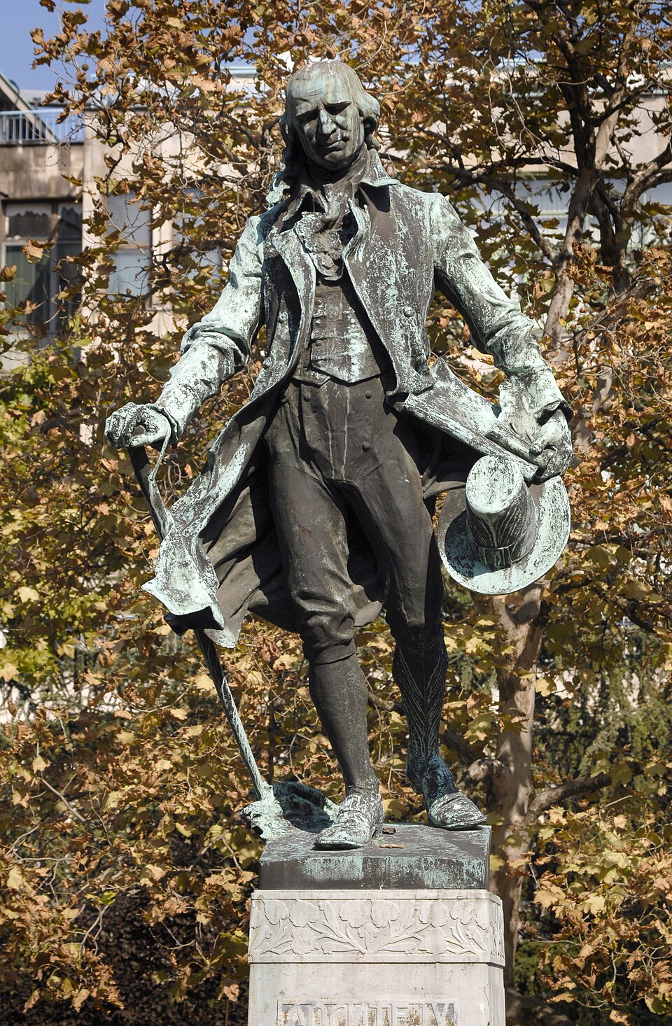 A photograph of Monument to Dositej Obradović