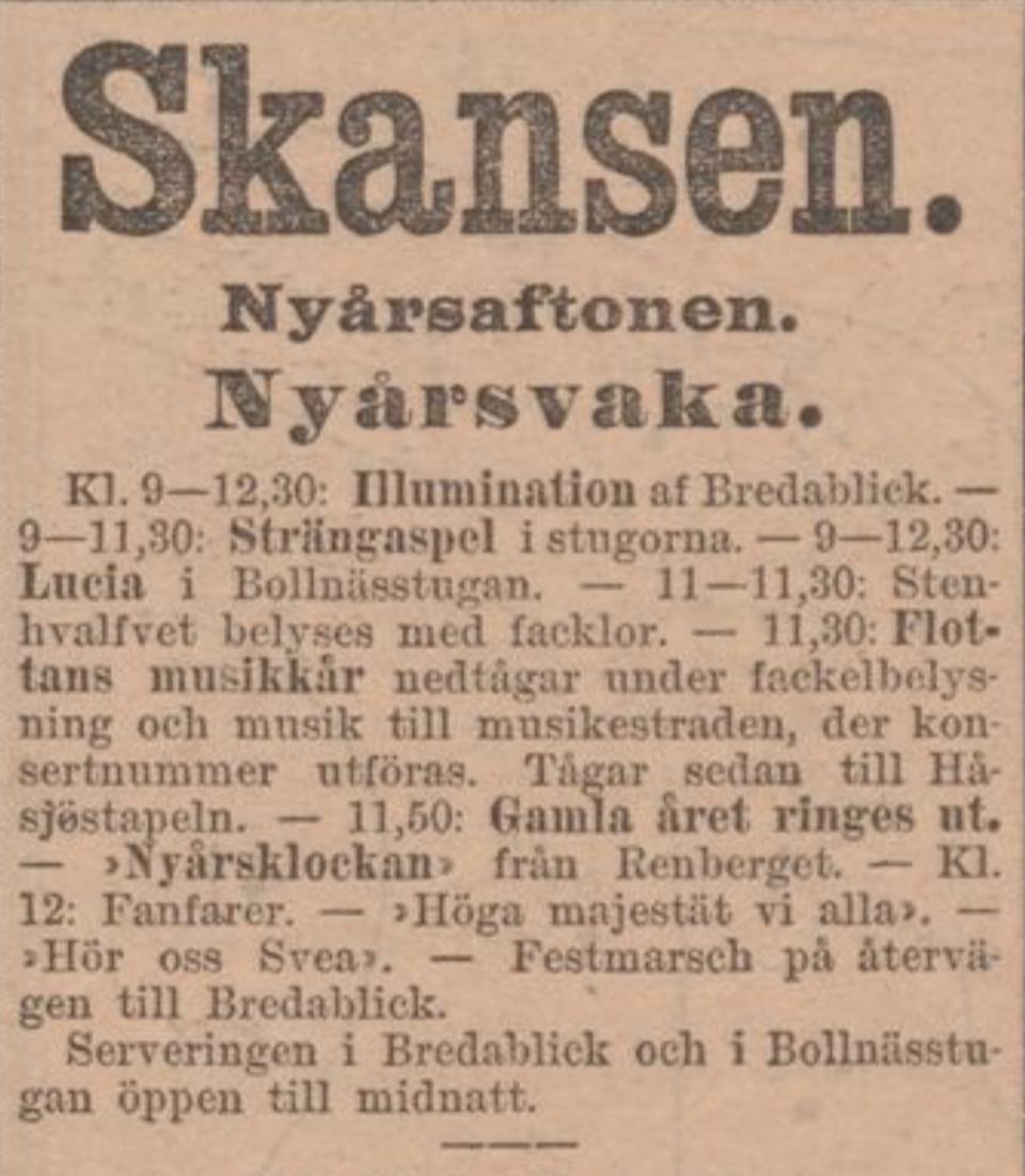 A photograph of Skansen