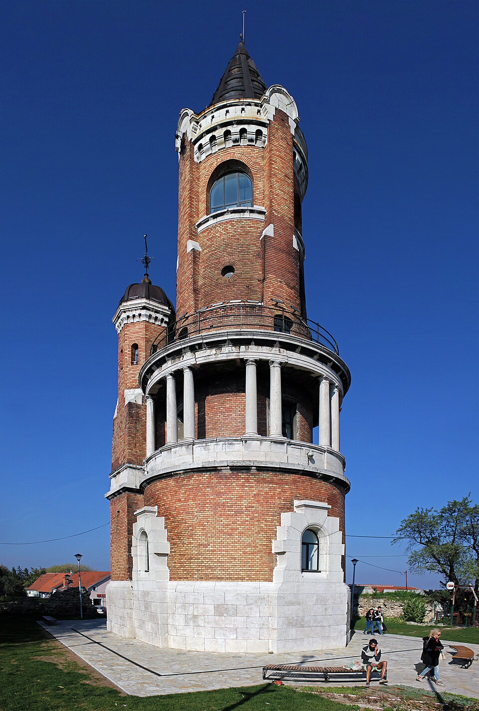 A photograph of Gardoš Tower
