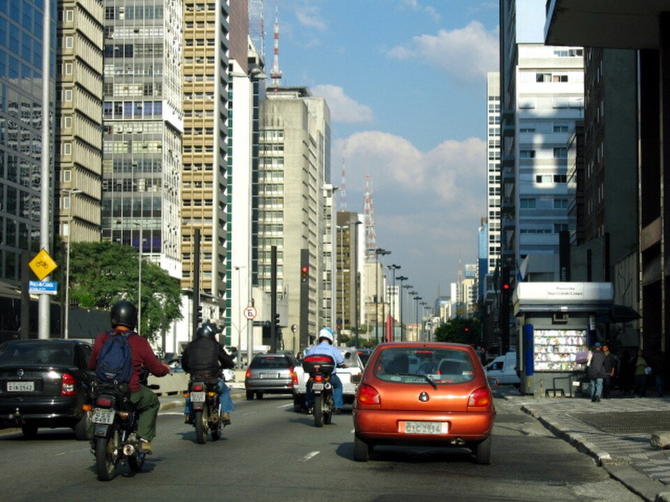 A photograph of Paulista Mall
