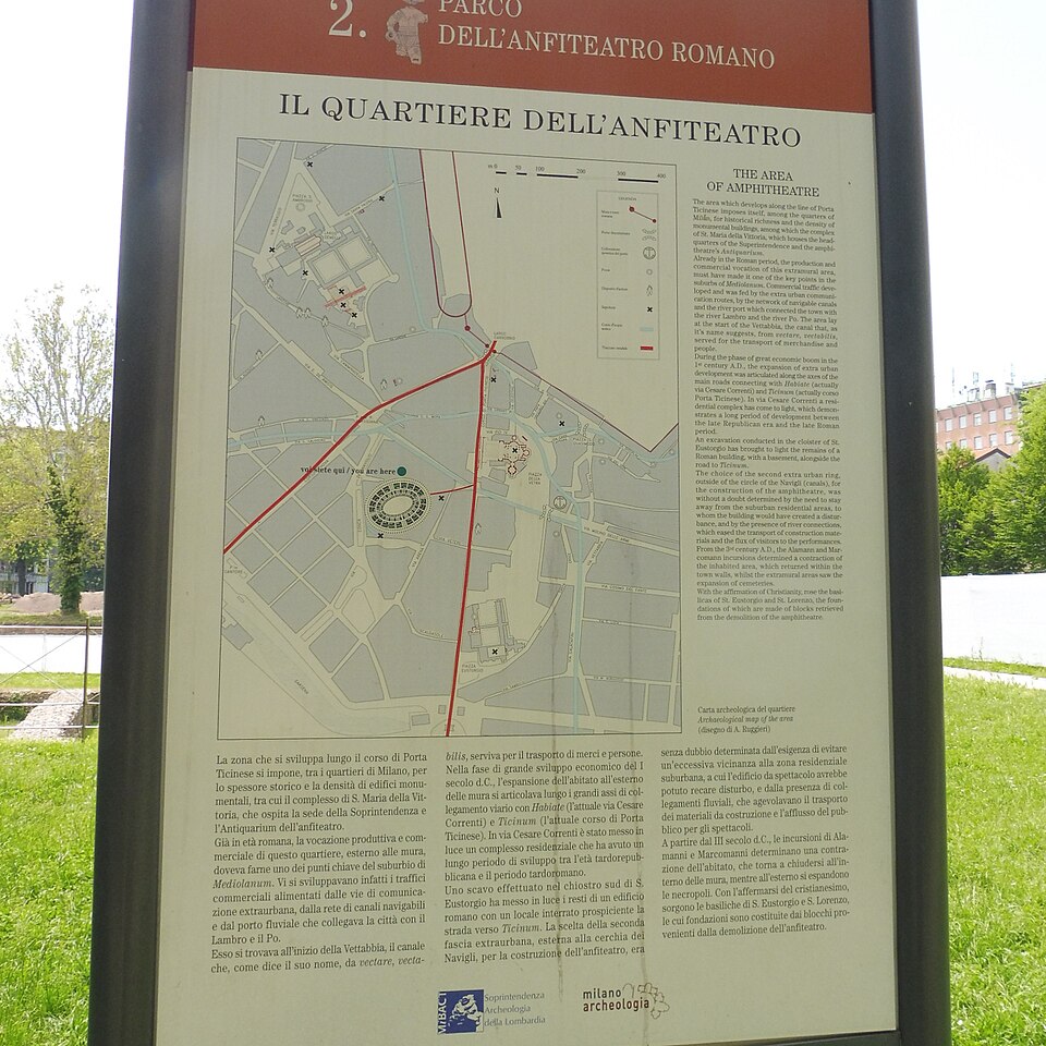 A photograph of Milan Antiquarium