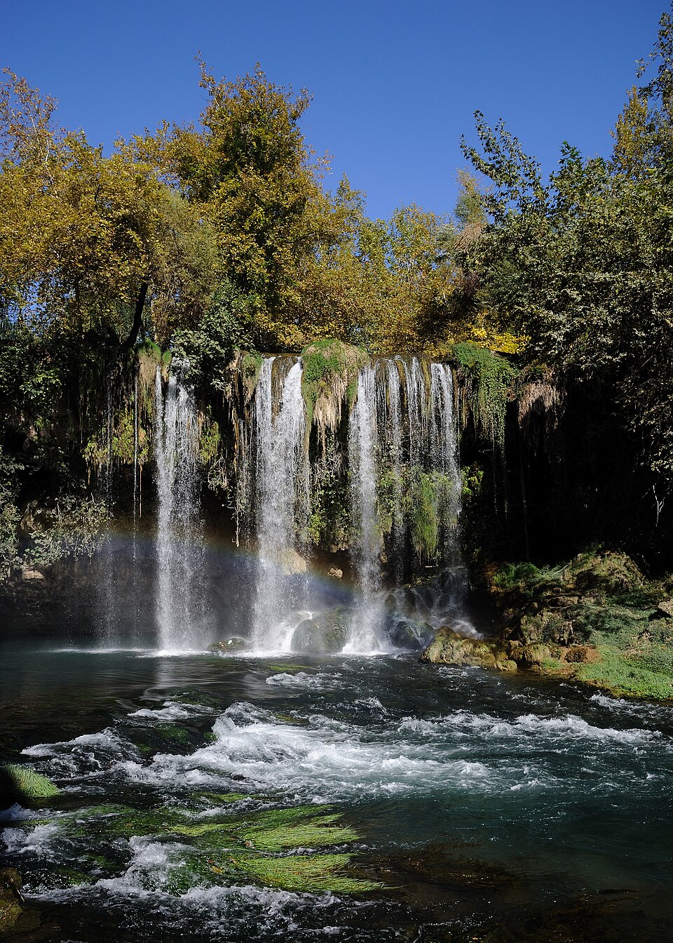 A photograph of Düden Waterfalls