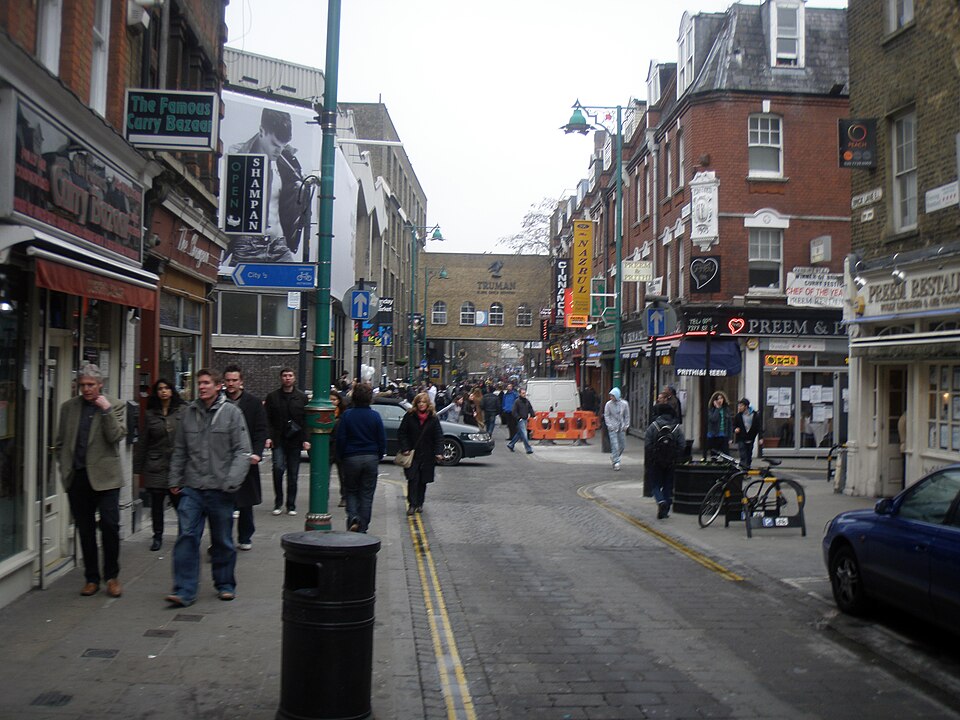 A photograph of Brick Lane