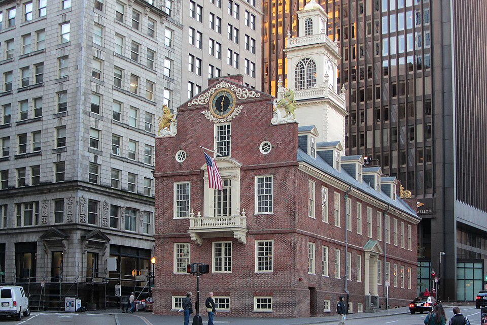 A photograph of Boston Massacre Site