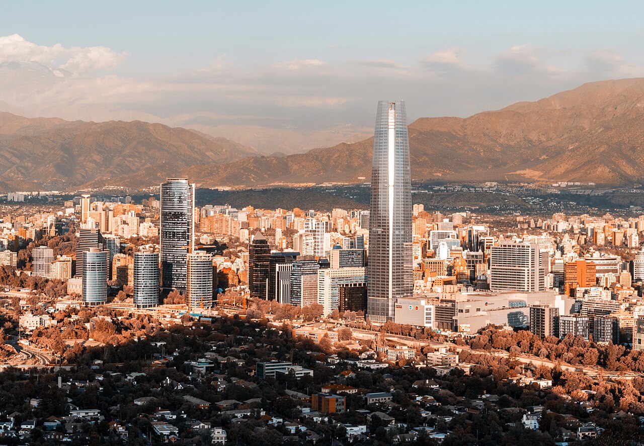 A photograph of Santiago