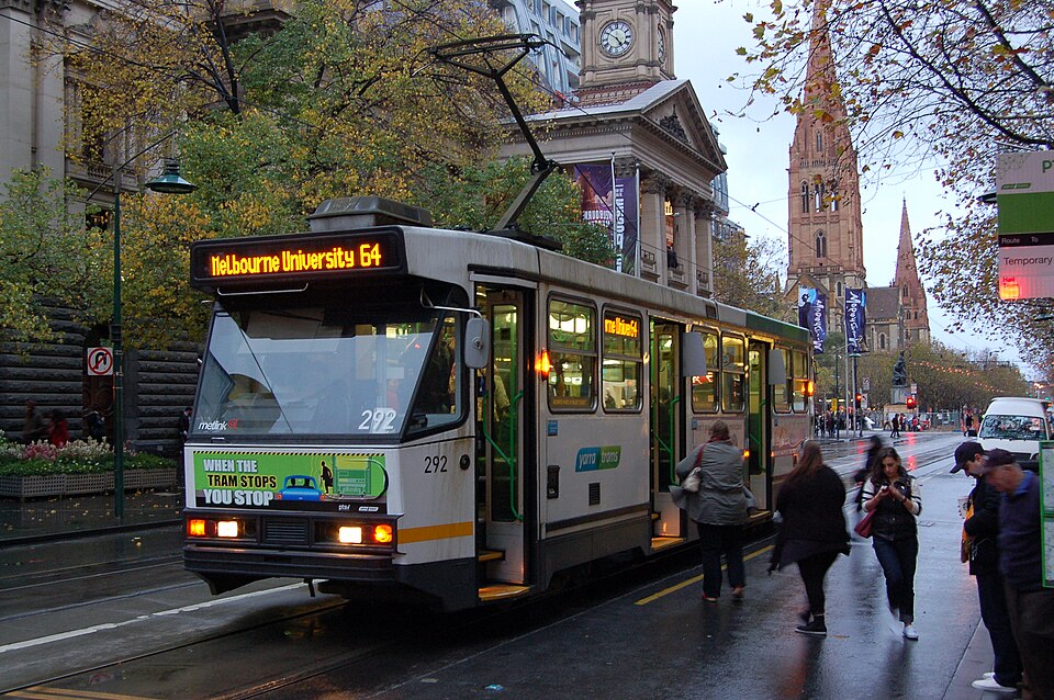 A photograph of Melbourne Town Hall