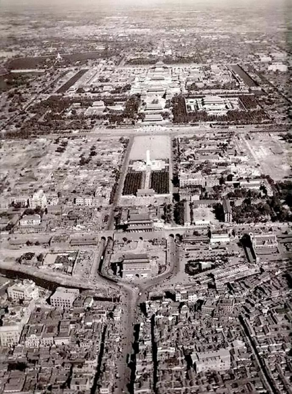 A photograph of Tiananmen Square