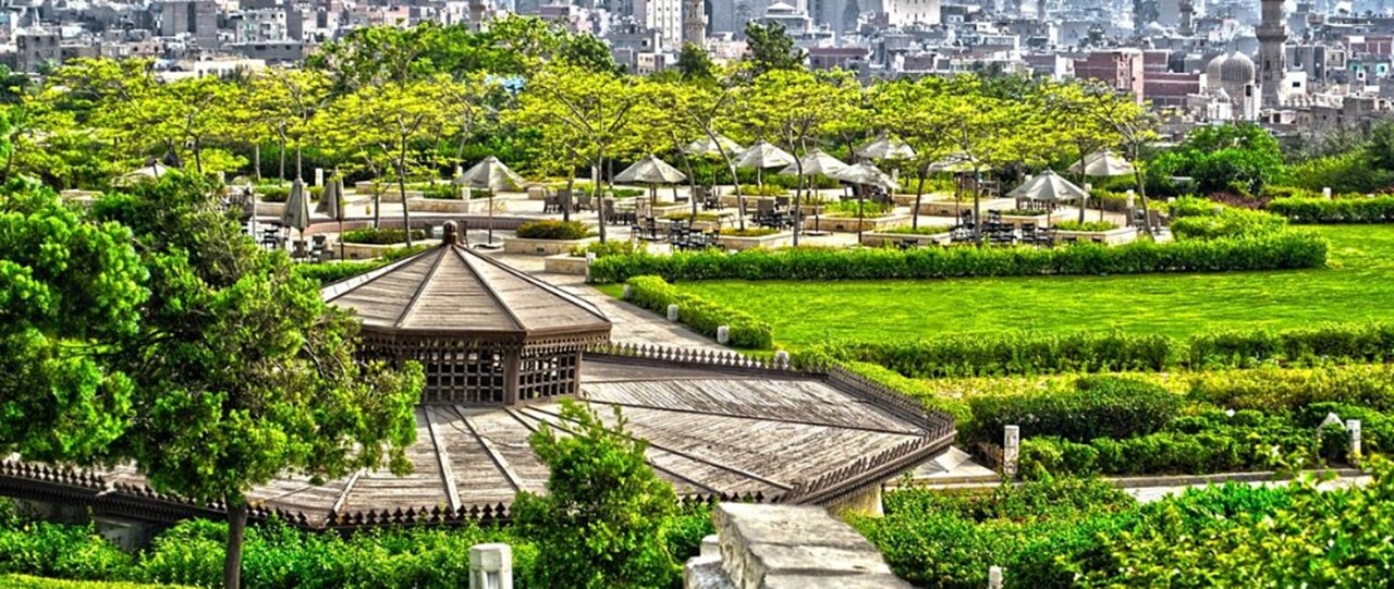 A photograph of Al-Azhar Park