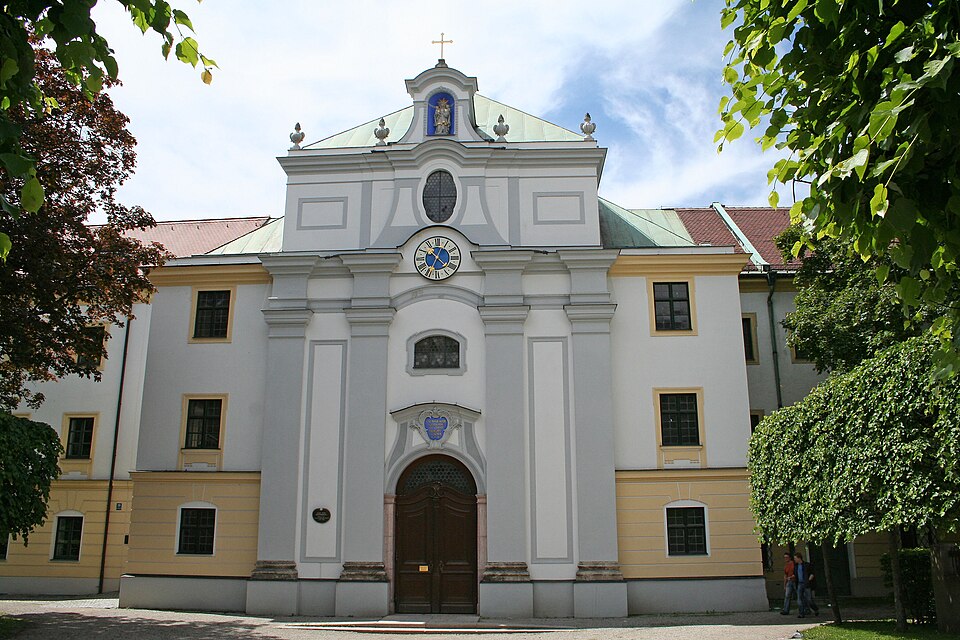 A photograph of Abbey Church of St. Anna