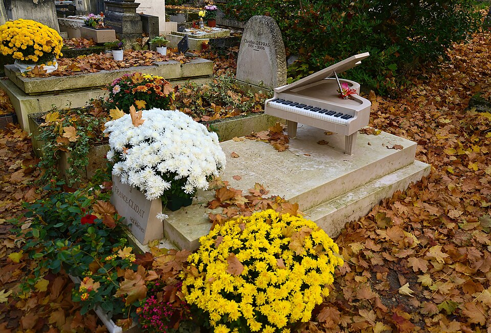 A photograph of Grave of France Clidat