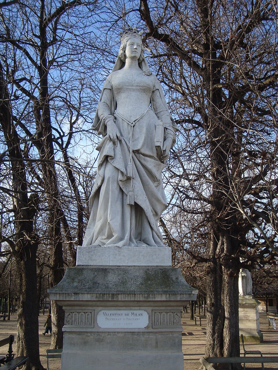 A photograph of Valentina of Milan