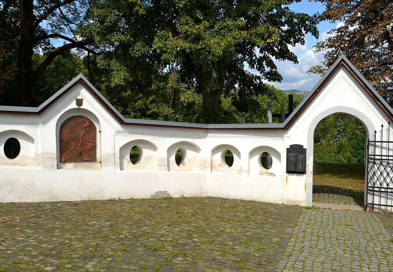 A photograph of Calvary Mountain Station of the Cross