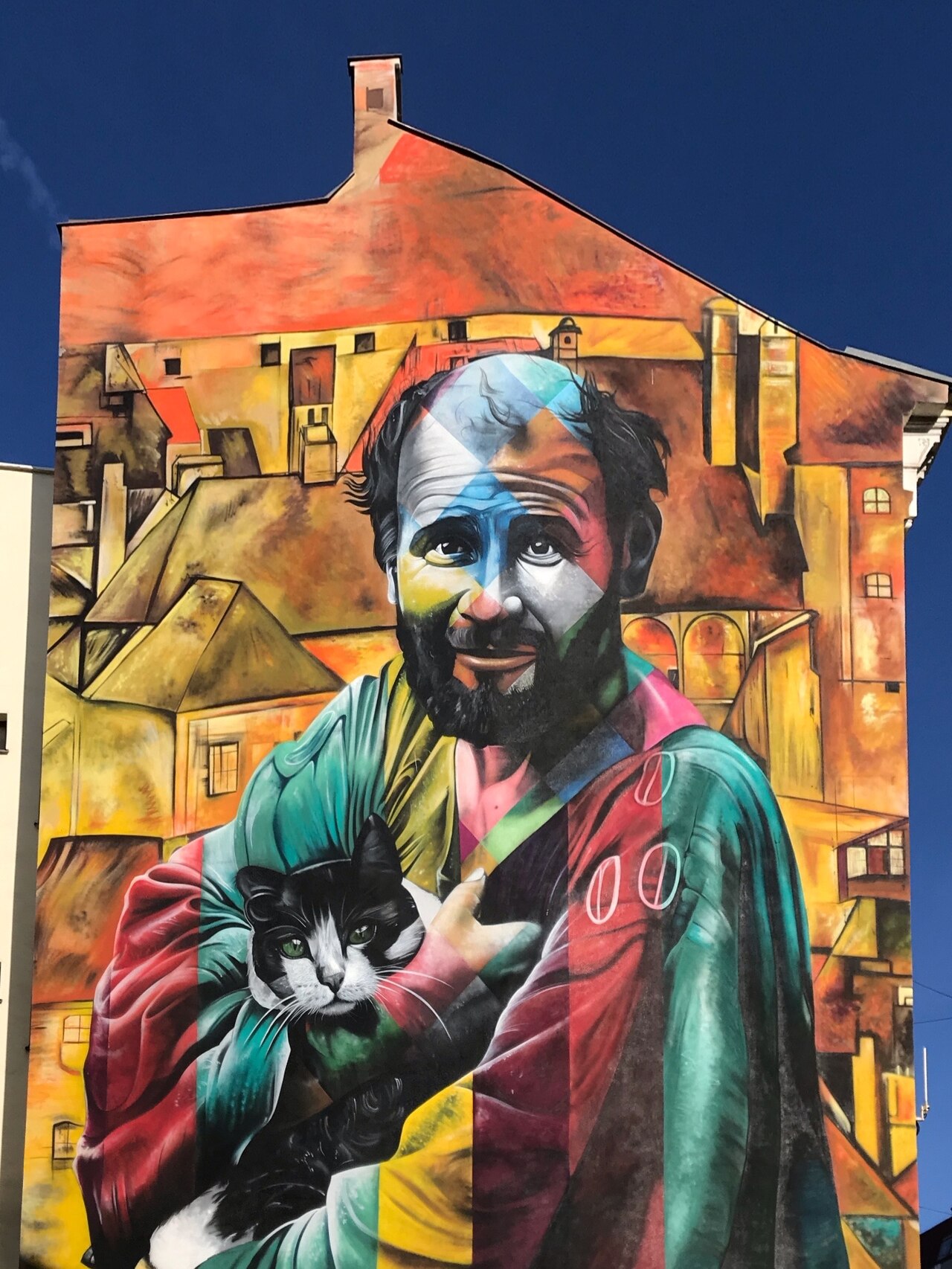 Klimt mit Katze