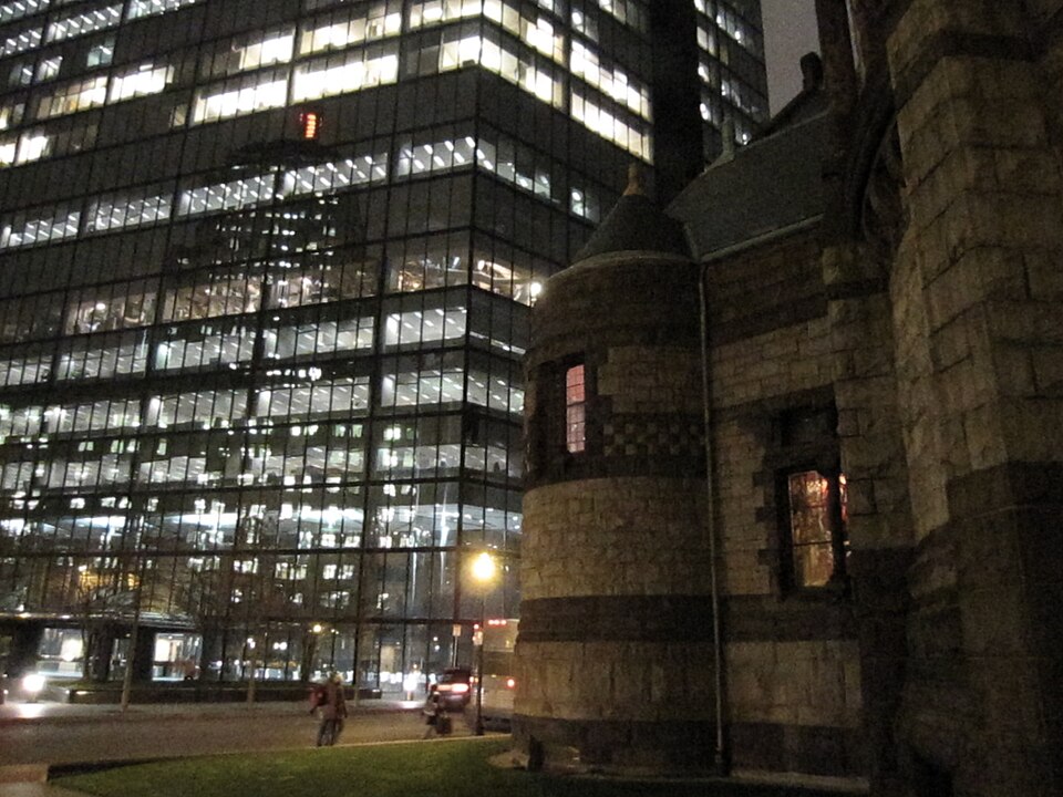 A photograph of Trinity Church