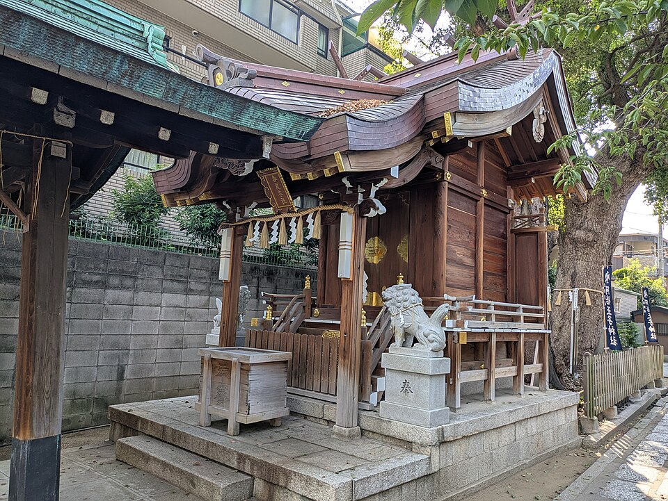 A photograph of Abe Ōji Shrine