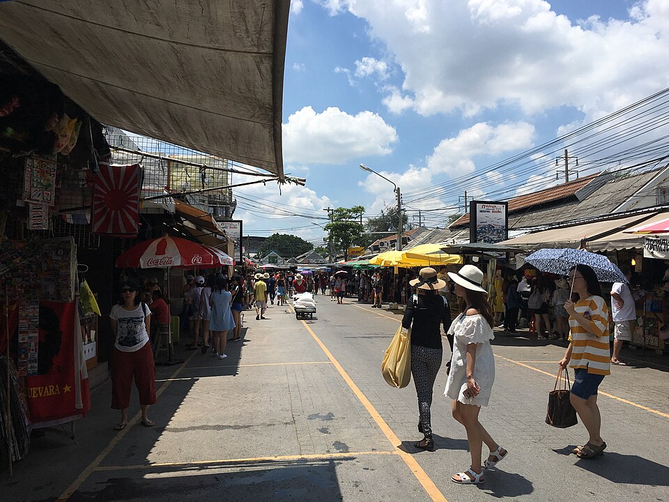 A photograph of Chatuchak Weekend Market