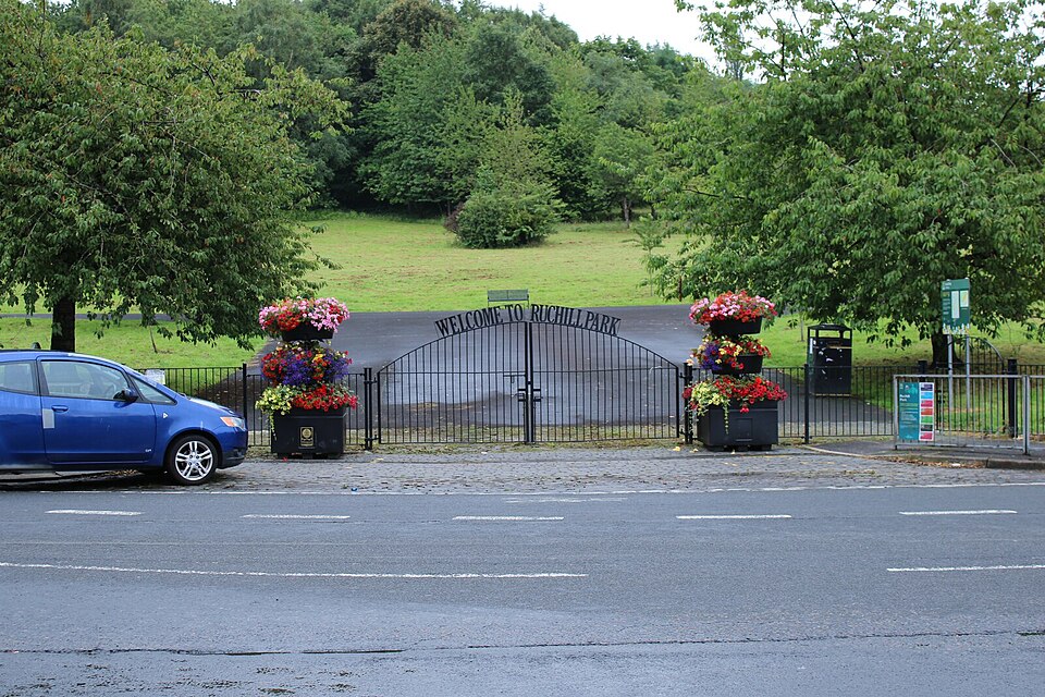 A photograph of Ruchill Park