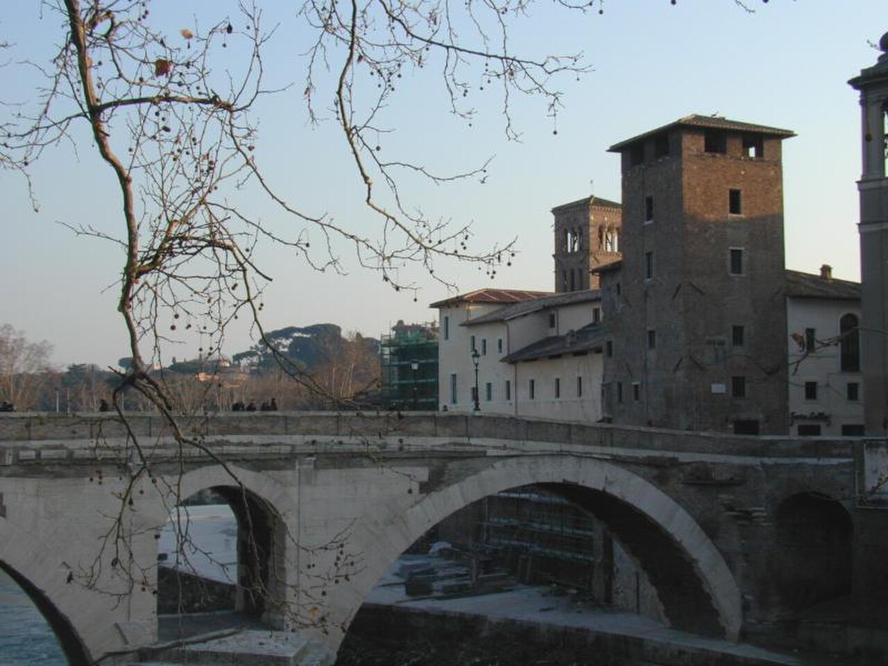 Una fotografia di Ponte Fabricio
