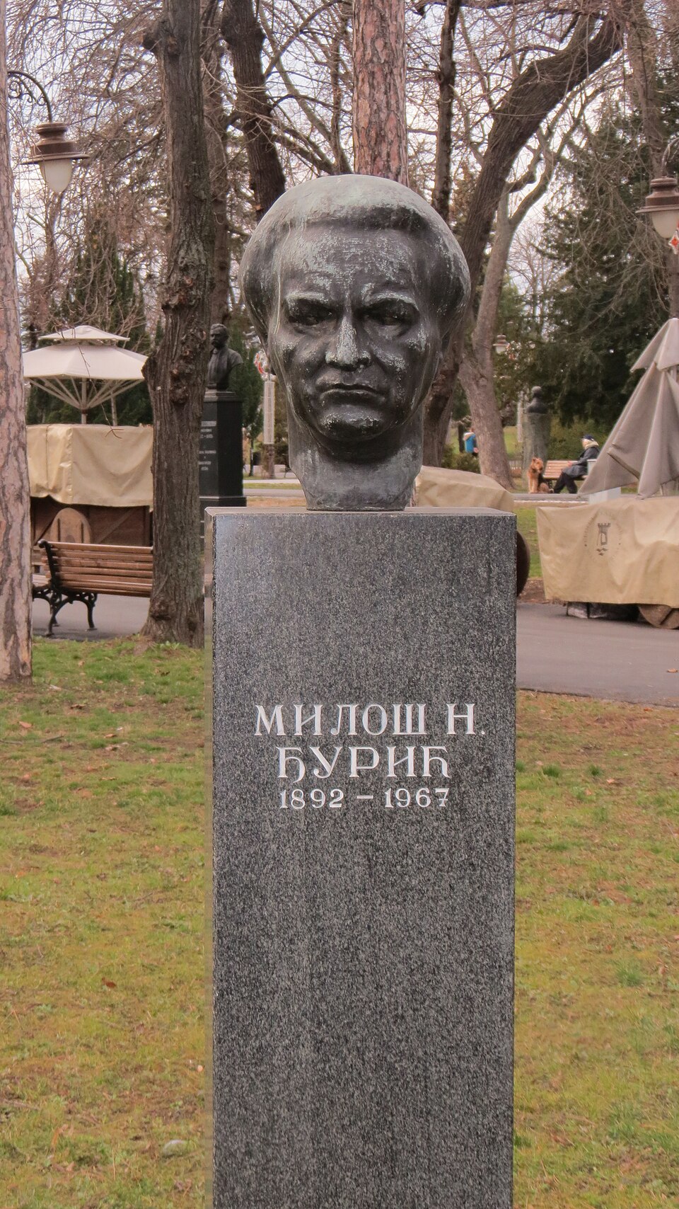 A photograph of Bust of Miloš N. Djurić