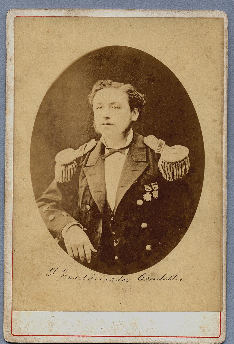 A photograph of Carlos Condell