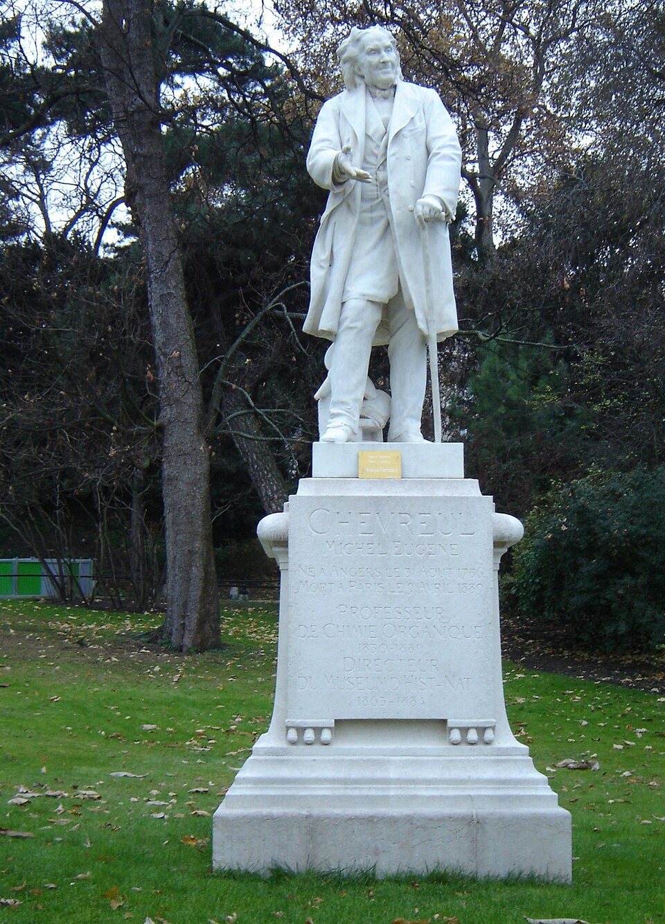 A photograph of Michel Eugène Chevreul