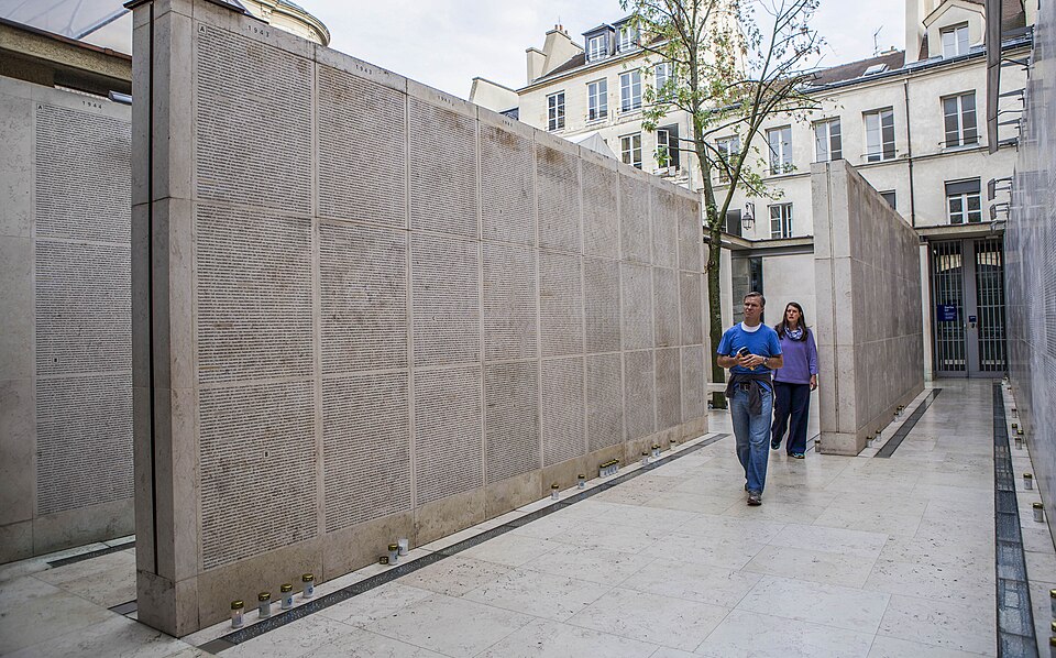 A photograph of Mur des Noms