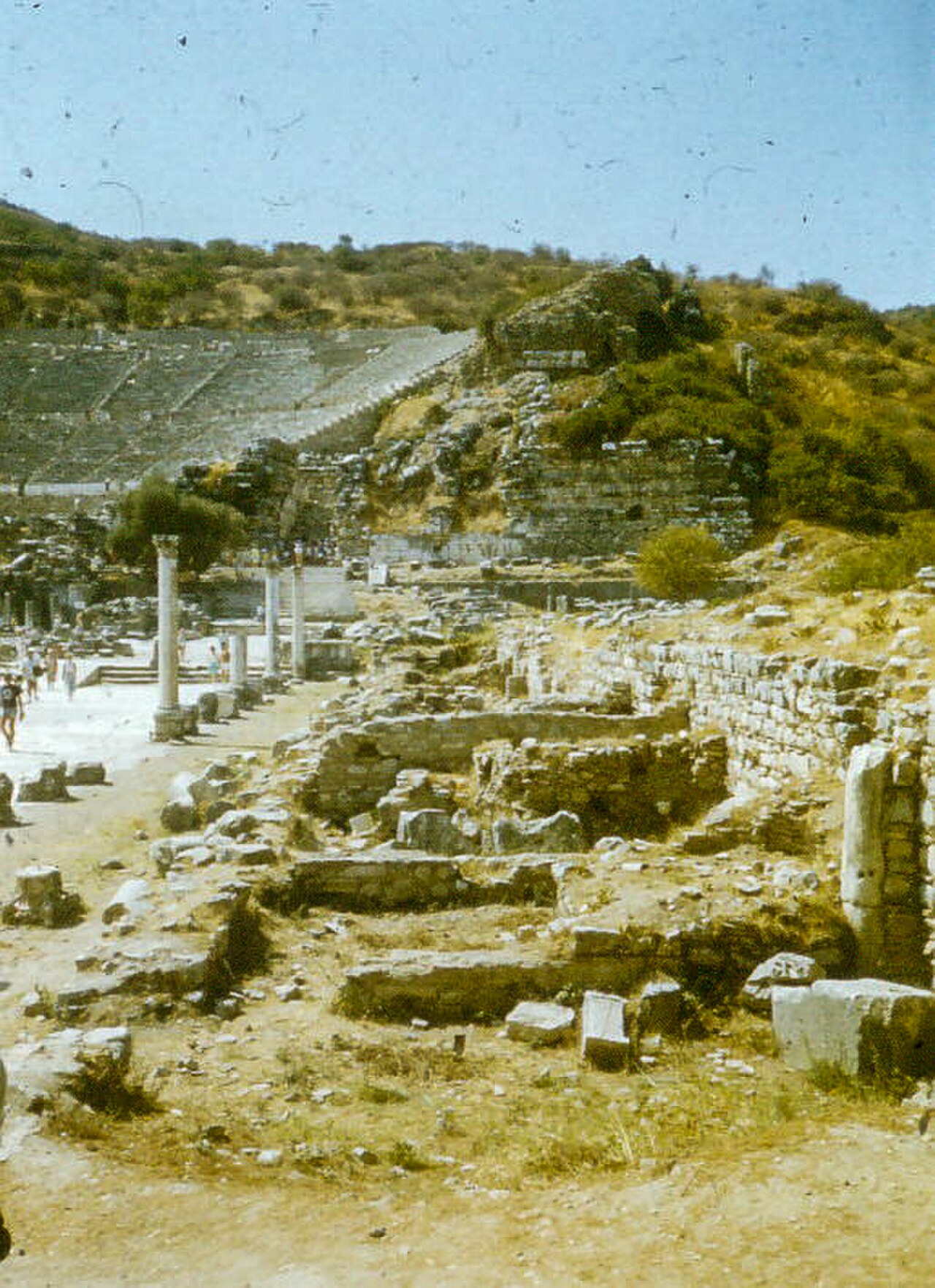 A photograph of Ephesus