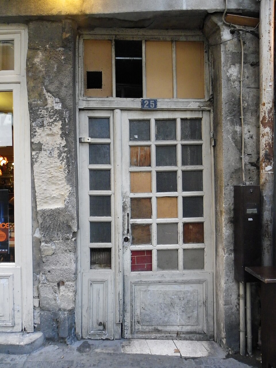 A photograph of 25 rue Quincampoix
