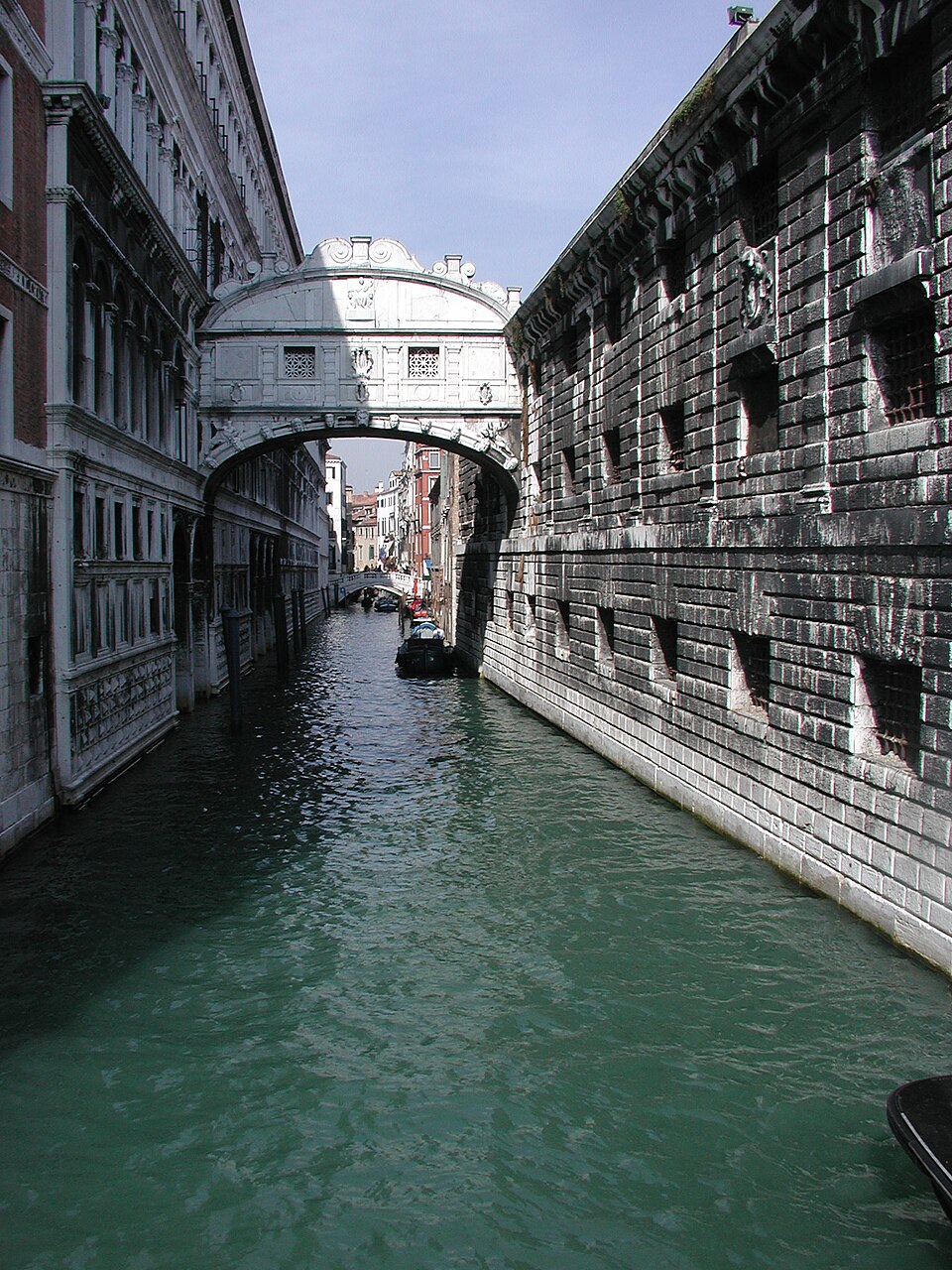 A photograph of Bridge of Sighs