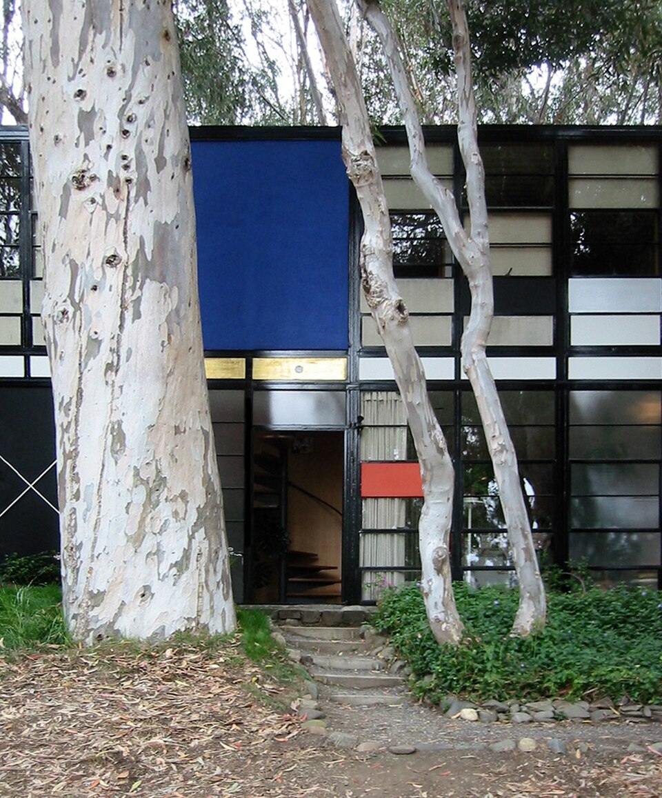 A photograph of Eames House