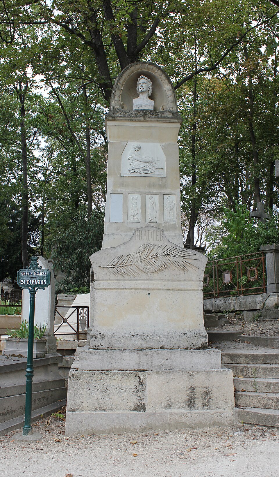 A photograph of Grave of James Pradier