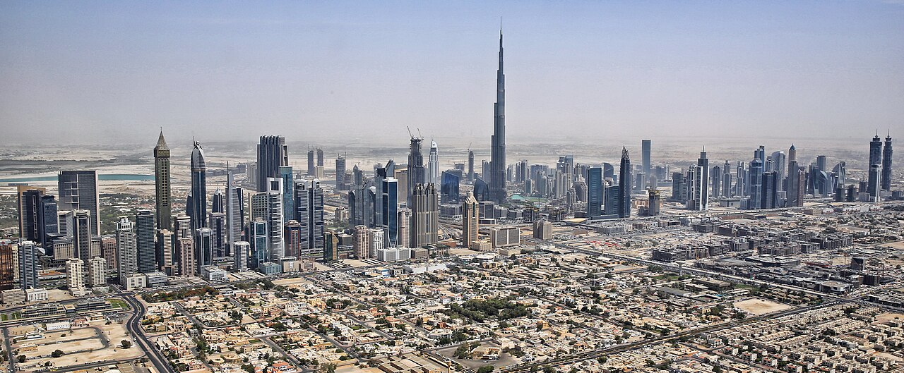 A photograph of Dubai