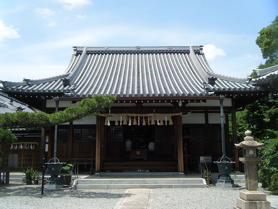 A photograph of Ama Kosaiji Temple Sanmon