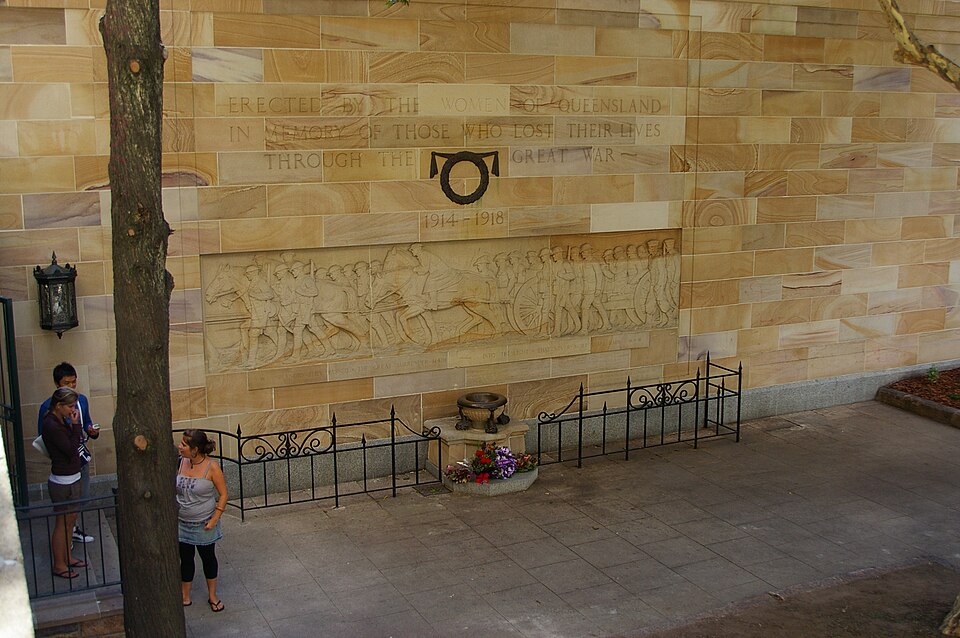 A photograph of ANZAC Square