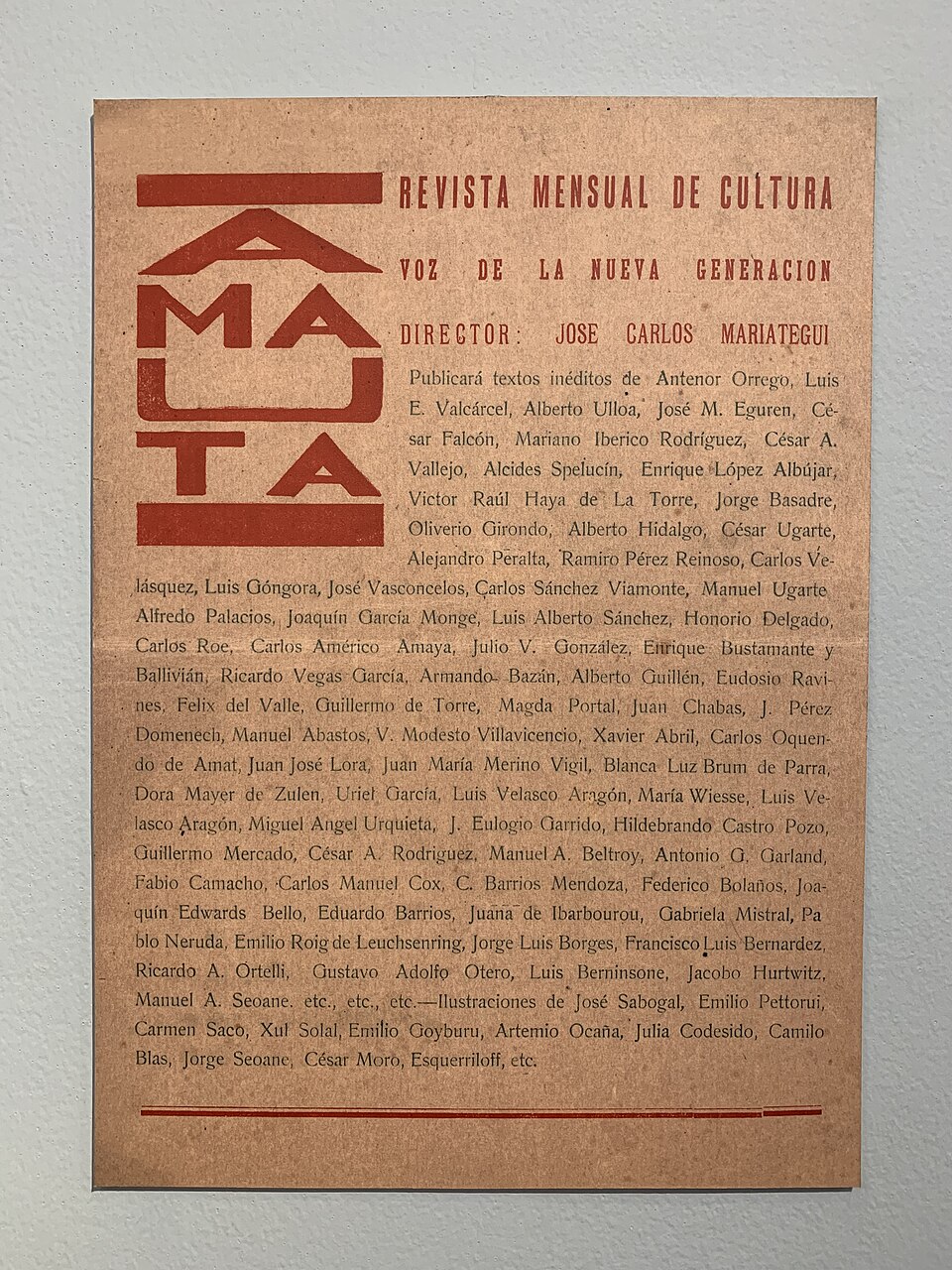 A photograph of José Carlos Mariátegui Museum