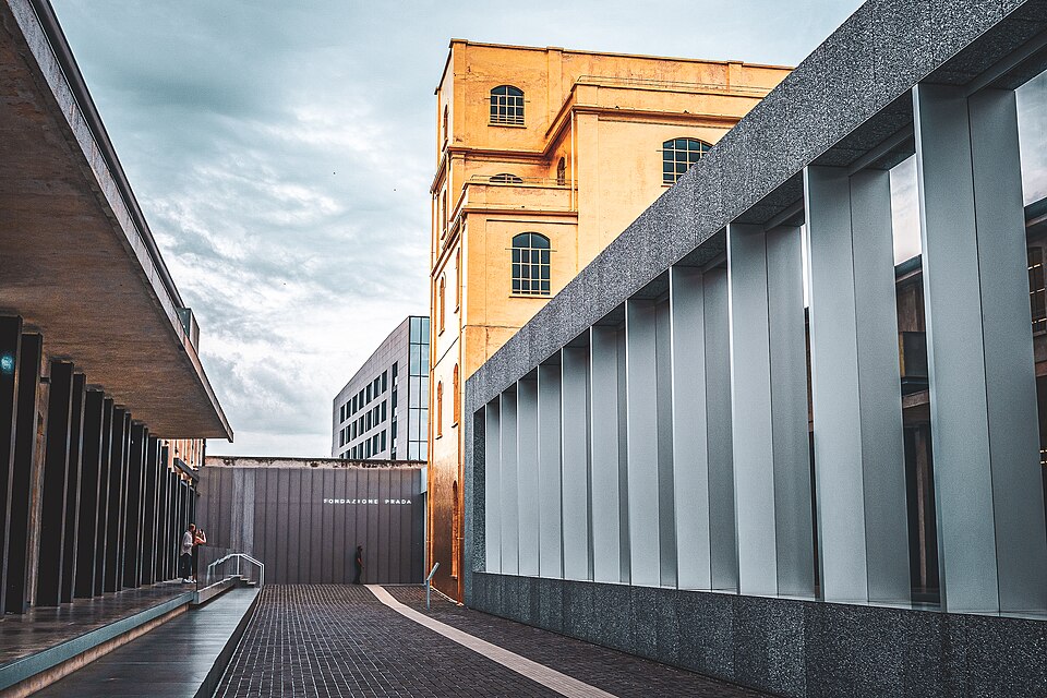 A photograph of Fondazione Prada