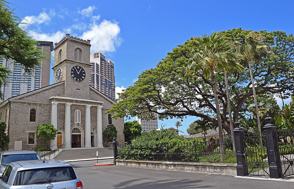 A photograph of Kawaiahaʻo Church
