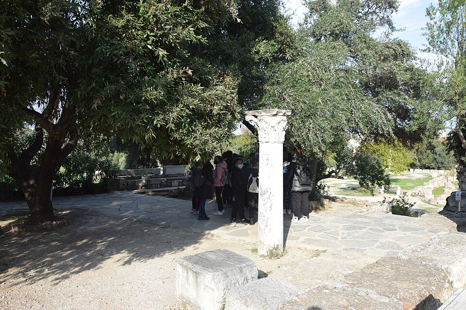 A photograph of Ancient Agora of Athens
