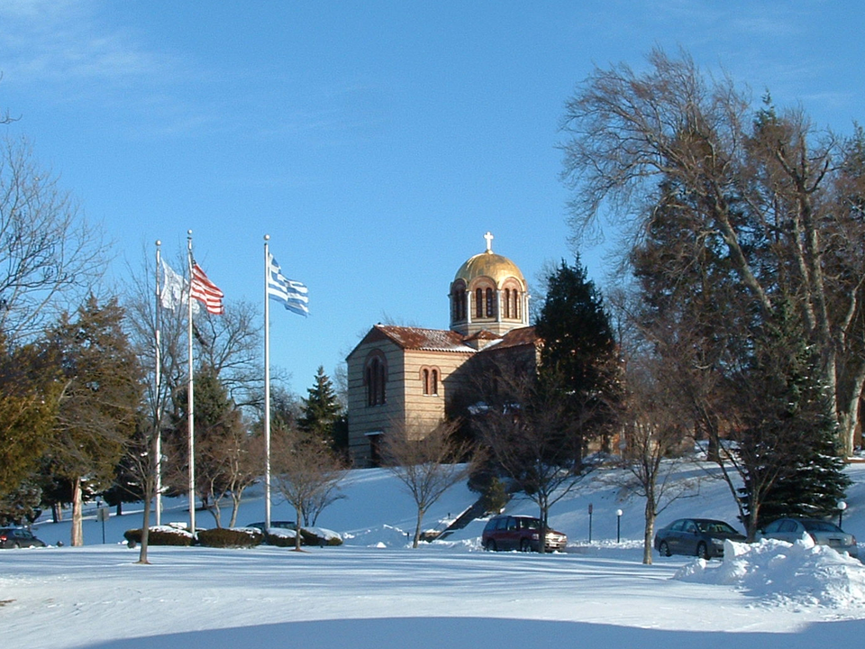 A photograph of Holy Cross Chapel