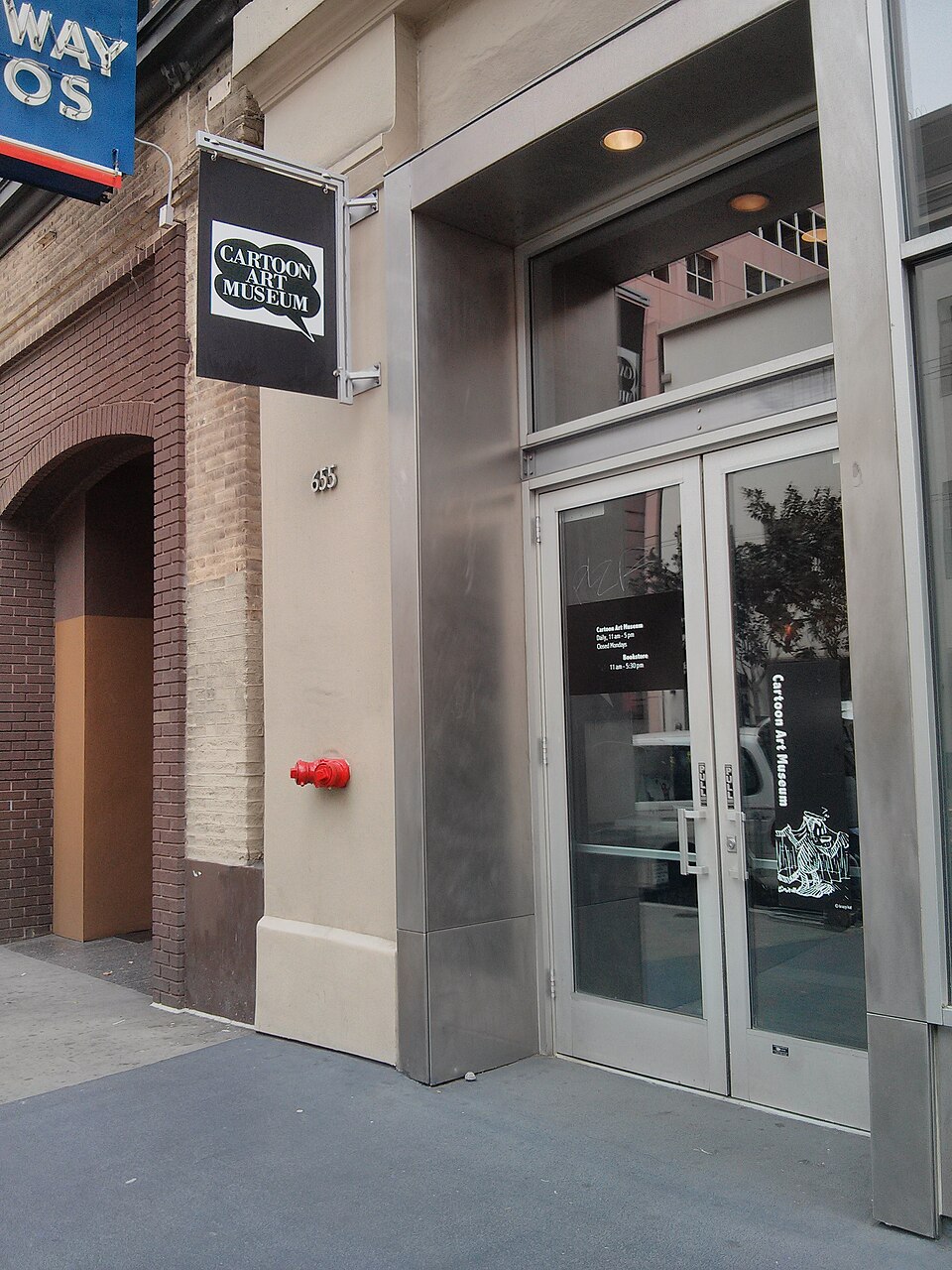 A photograph of Cartoon Art Museum