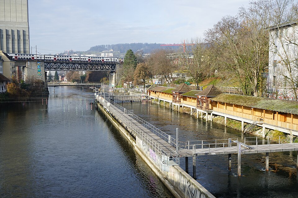 A photograph of Unterer Letten River pool