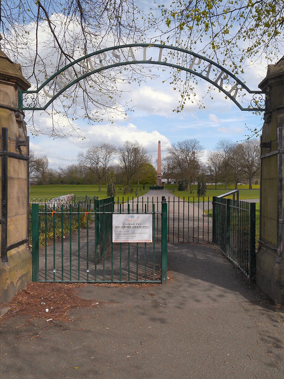 A photograph of Crumpsall Park