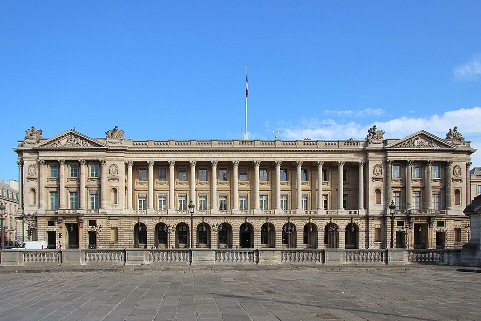 A photograph of Hôtel de la Marine