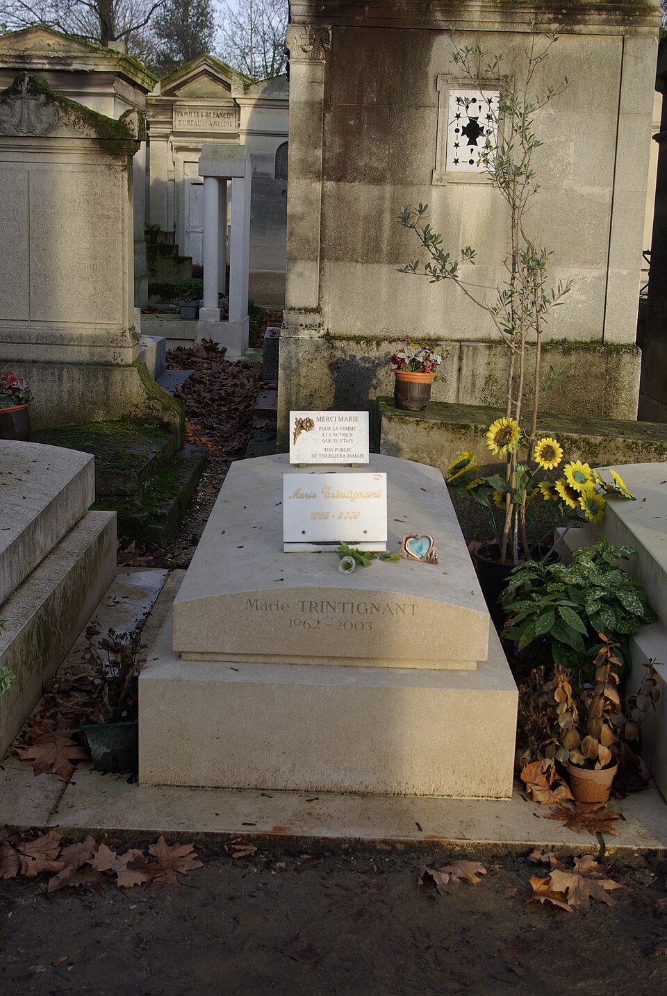 A photograph of Grave of Trintignant