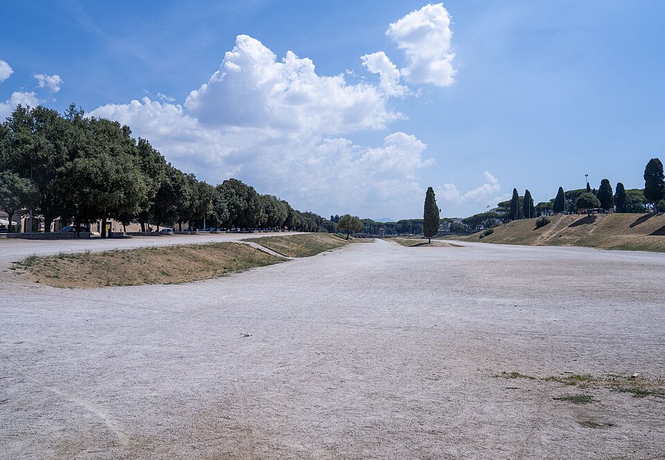 A photograph of Circus Maximus