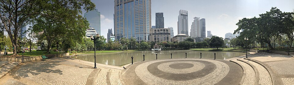 A photograph of Benjasiri Park