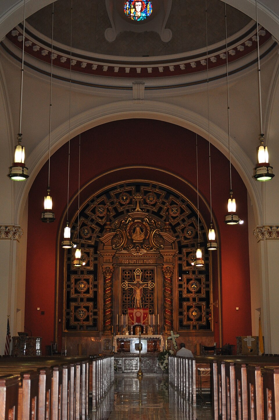 A photograph of Church of the Little Flower