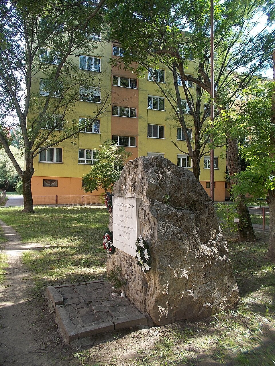 A photograph of The Stone of Rememberance