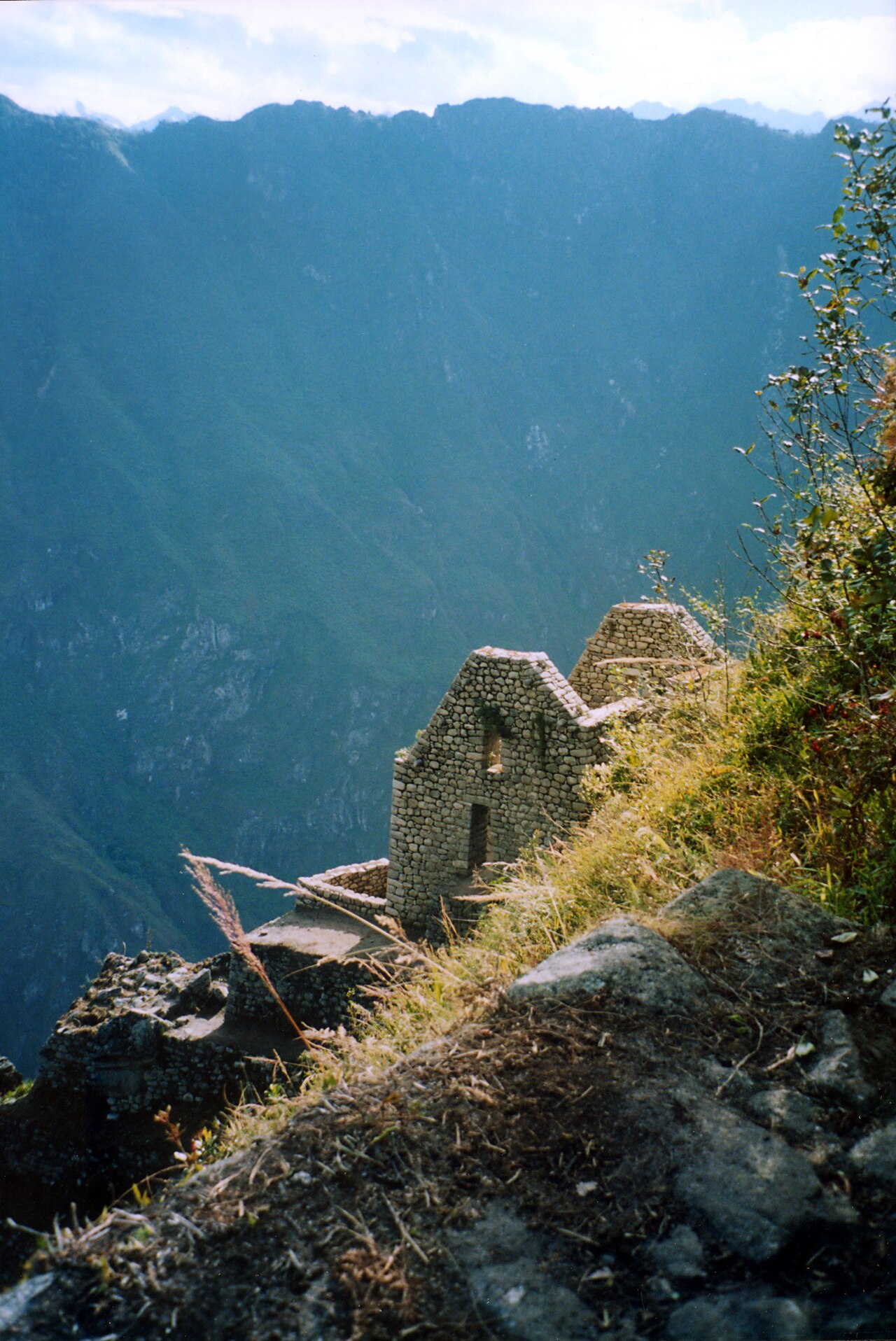 A photograph of Huayna Picchu